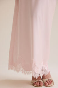 Lilou Lace Satin Midi Skirt Detail 2 - Altar'd State
