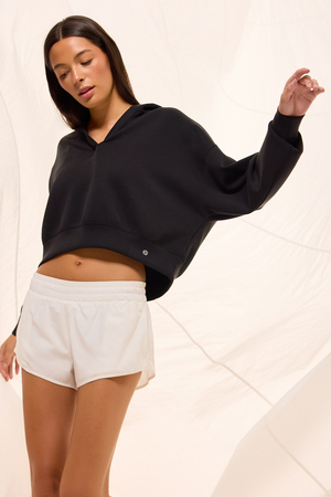 Supersoft Cropped V-Neck Hoodie - Altar'd State - 
