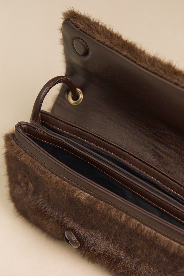 Leah Chestnut Fur Handbag by Dolce Vita Detail 5 - Altar'd State