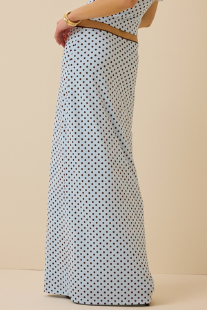 Priscilla Polka Dot Maxi Skirt - Altar'd State - 