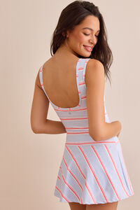 Baseline Stripe Dress Detail 3 - Altar'd State