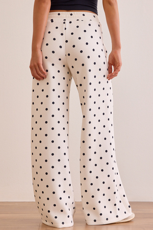 Supersoft Wide Leg Polka Dot Pant - Altar'd State