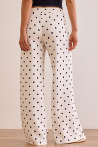 Supersoft Wide Leg Polka Dot Pant Detail 4 - Altar'd State