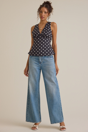 Brianna Dot Satin Tank - Altar'd State - 