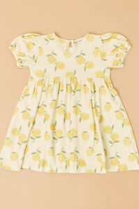 Lucia Lemons Puff Sleeve Dress Detail 4 - Altar'd State