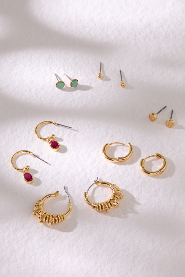 18K Gold Mystic Harvest Earring Pack Detail 2 - Altar'd State