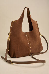 Brown Studded Tote Detail 4 - Altar'd State