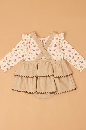 Gemma Corduroy Jumper and Floral Top Set - Altar'd State