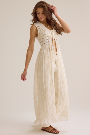 Emmaline Tie Front Kimono - Altar'd State - 