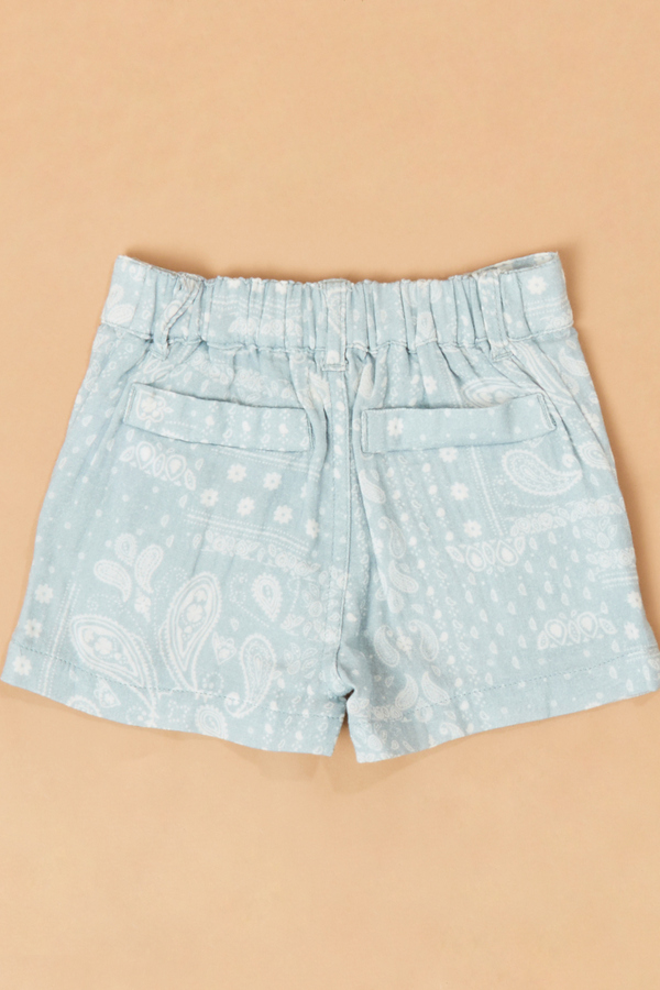 Emery Patchwork Shorts Detail 3 - Altar'd State