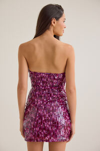 Madi Sequin Mini Dress Detail 5 - Altar'd State
