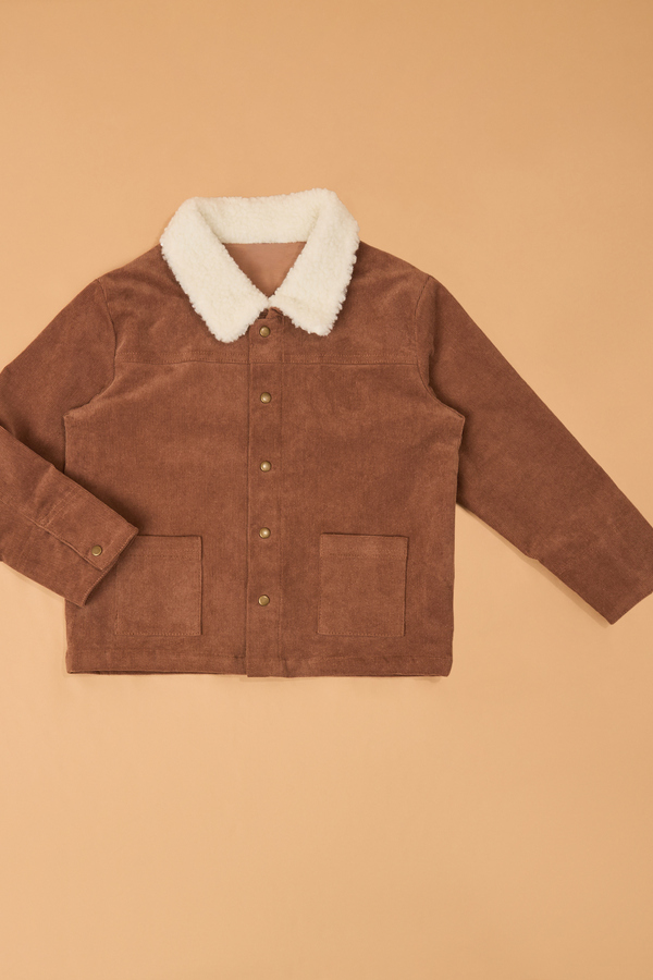 Beau Fur Corduroy Jacket Detail 2 - Altar'd State