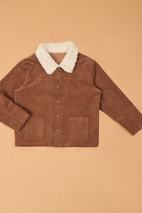 Beau Fur Corduroy Jacket Detail 2 - Altar'd State
