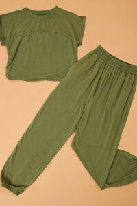 Addison Layered Tee and Jogger Set - Altar'd State