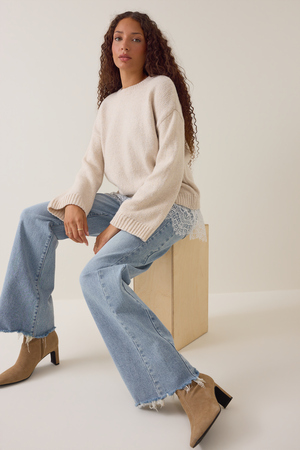 Lawson Lace Sweater - Altar'd State - 