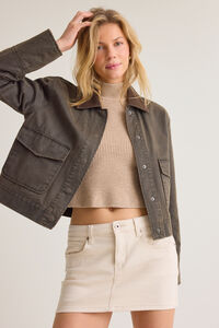 Brilee Cropped Barn Jacket - Altar'd State