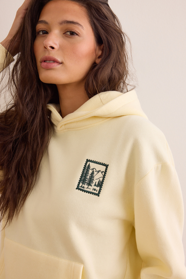 Taking the Scenic Route Hoodie Detail 2 - Altar'd State
