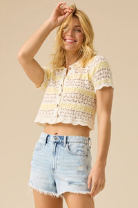 Galea High Rise Denim Shorts - Altar'd State