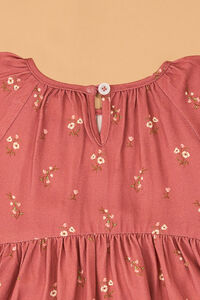 Haley Floral Baby Dress Detail 3 - Altar'd State