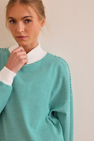 Step Out Striped Mock Neck - Altar'd State - 