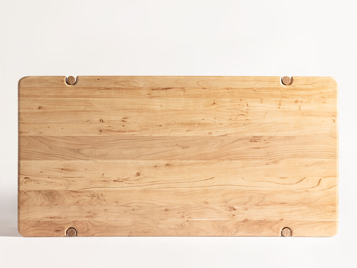 Moss Wood Dining Table Detail 5 - Altar'd State