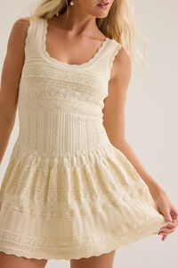 Cora Sweater Mini Dress Detail 2 - Altar'd State