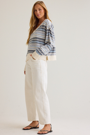 Cecelia Striped Knit Top - Altar'd State - 