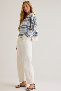Cecelia Striped Knit Top Detail 5 - Altar'd State