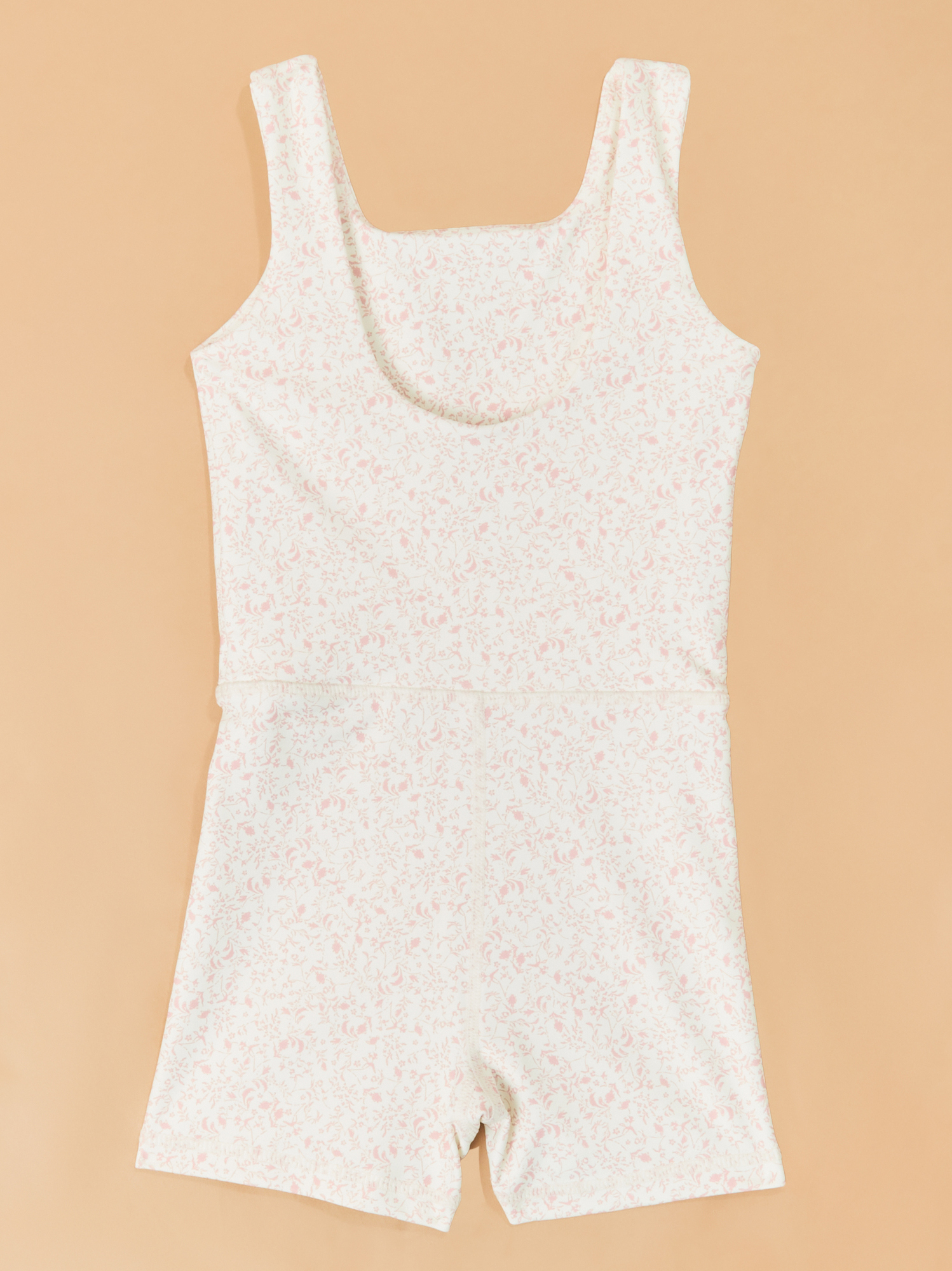 Iris Floral Unitard in Ivory & Pink | AS Kids