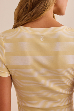 Scrimmage Striped Baby Tee - Altar'd State - 