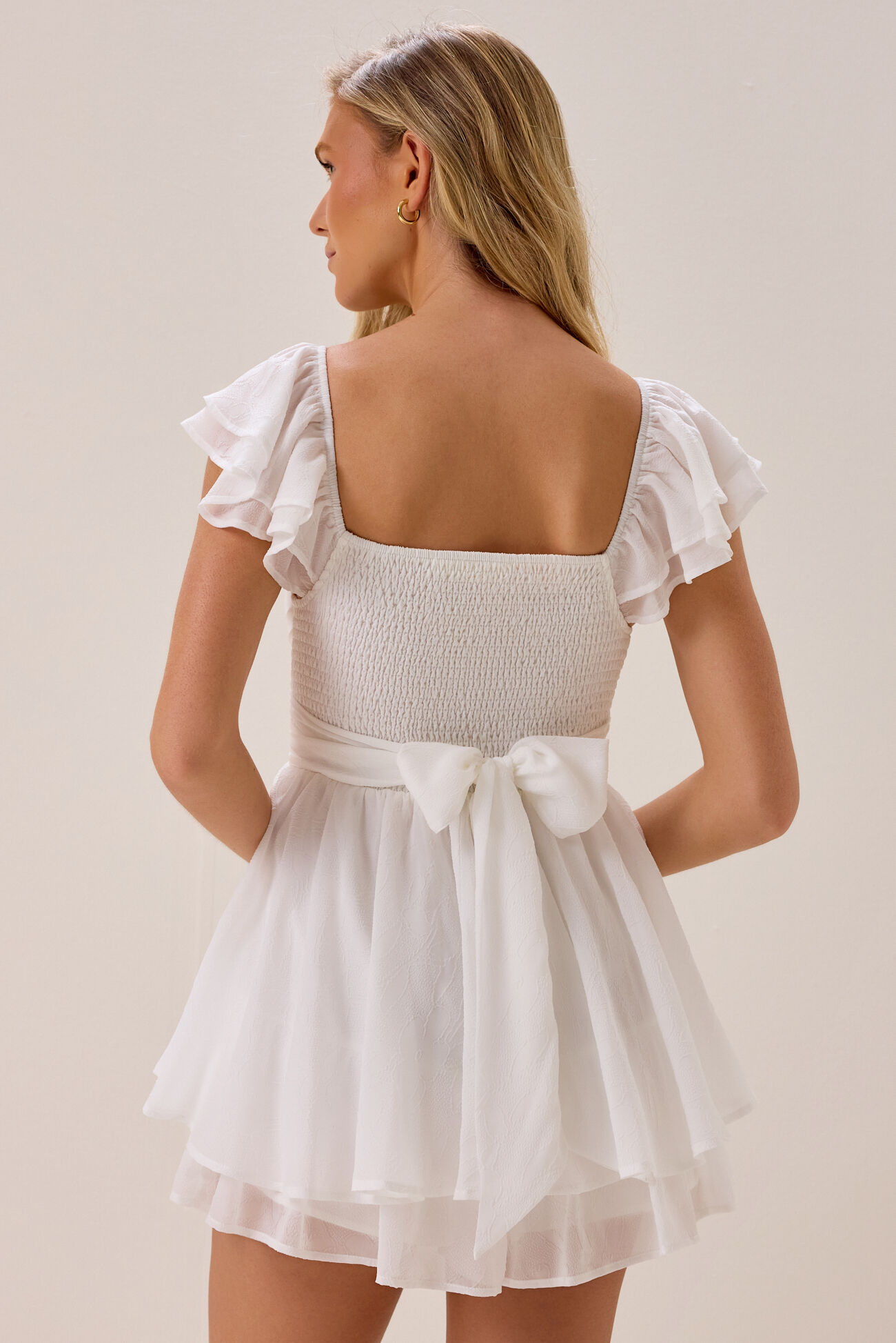Lainey Double Layer Texture Romper
