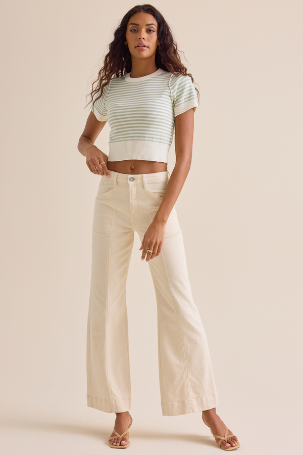 Aliyah Striped Knit Top - Altar'd State