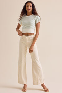 Aliyah Striped Knit Top - Altar'd State