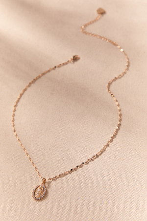 Bailey Dainty Gold Charm Necklace - Altar'd State - 