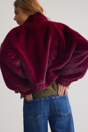 Jo Faux Fur Jacket - Altar'd State - 