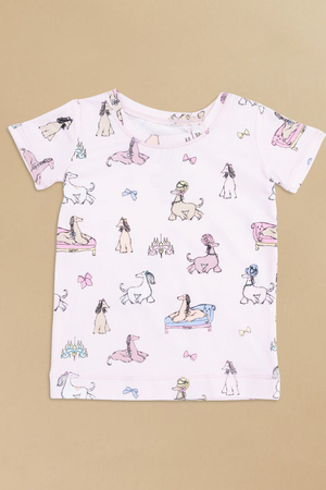 Fancy Dog Short Sleeve Lounge Set - Altar'd State - 