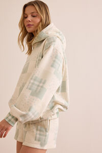 Bloom Patchwork Hoodie Detail 4 - Altar'd State