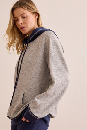 Sunday Shift Colorblock Hoodie - Altar'd State - 