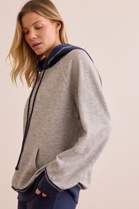 Sunday Shift Colorblock Hoodie Detail 4 - Altar'd State