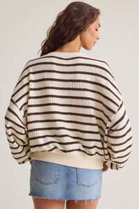 Brooke Textured Striped Top Detail 4 - Altar'd State