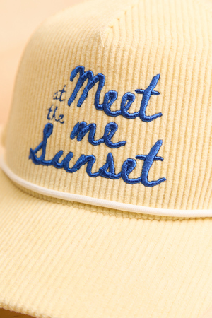 Meet Me at the Sunset Cord Hat - Altar'd State - 