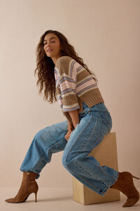 Adley Striped Sweater Detail 2 - Altar'd State
