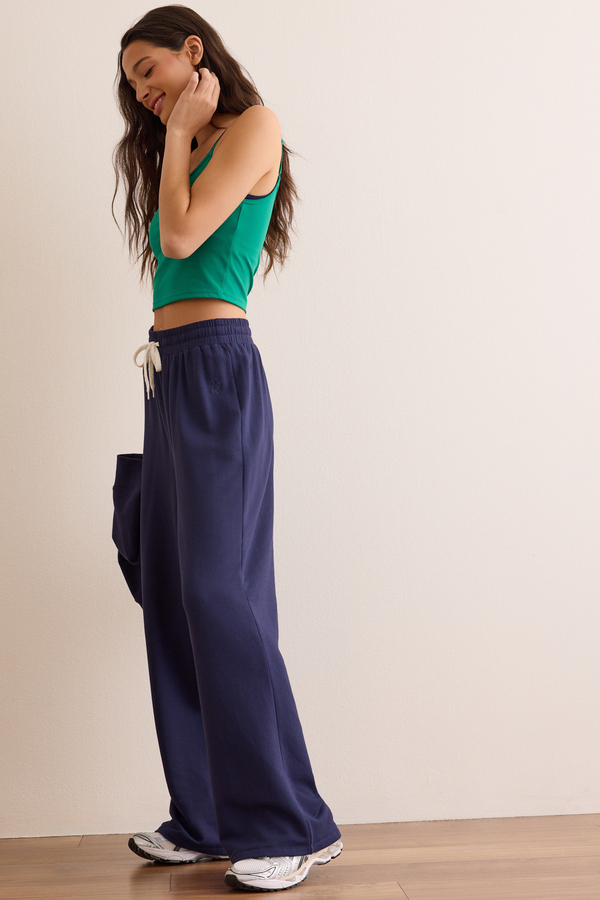 Trackline Wide Leg Pants Detail 3 - Altar'd State