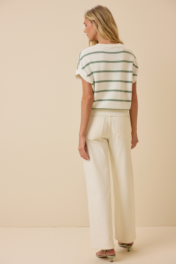 Kira Striped Knit Top Detail 6 - Altar'd State