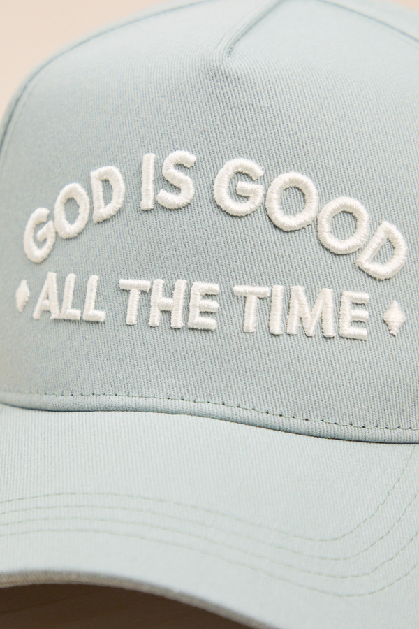 God is Good all the Time Hat Detail 2 - Altar'd State