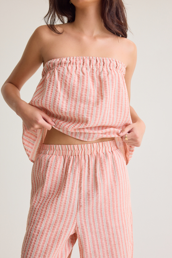 Paloma Striped Pant Detail 3 - Altar'd State