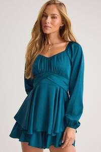Nora Satin Romper Detail 2 - Altar'd State