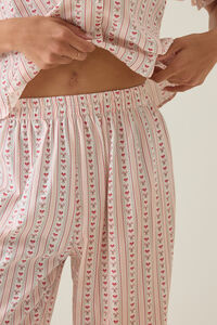 Candy Cane Cuteness Mama Pajama Set Detail 5 - Altar'd State