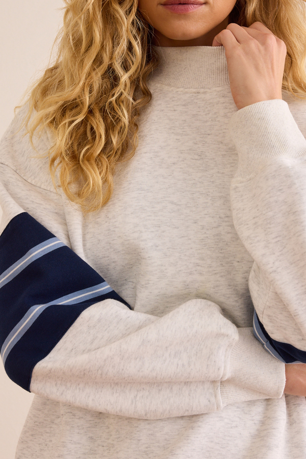 Roster Stripe Mock Neck Detail 3 - Altar'd State
