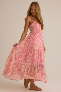 Kezian Floral Maxi Dress Detail 5 - Altar'd State